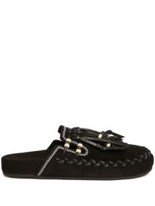 Alanui mules The Journey en daim - Noir