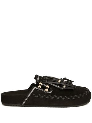 Alanui mules The Journey en daim - Noir