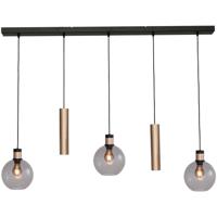 Masterlight Hanglamp Lazise 2 3x Ø 20cm en 2x GU10 goud 2941-05-02-130520RG2