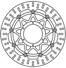TRW Rotor msw254 floating
