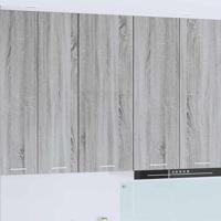 Hangkast Riga Grijs Sonoma 40 x 31 x 100 cm Bewerkt hout Hangkast Riga Grijs Sonoma 40 x 31 x 100 cm Bewerkt hout