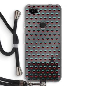 Hartjes: Pixel 3a Transparant Hoesje met koord