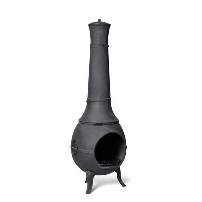Gietijzeren Buitenhaard Rond diameter50x124 - Buitengewoon de boet