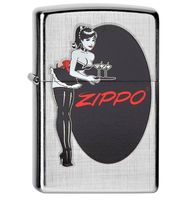 Zippo Aansteker Pinup Huishoudster - thumbnail