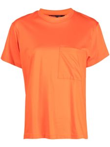 Sofie D'hoore t-shirt en coton à poche plaquée - Orange