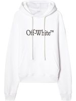 Off-White hoodie Big Bookish Skate en coton - Blanc - thumbnail