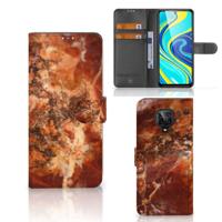 Xiaomi Redmi Note 9 Pro | Note 9S | Bookcase | Marmer Bruin