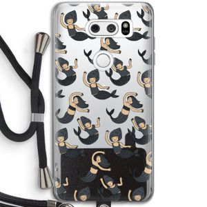 Zeemeermin: LG V30 Transparant Hoesje met koord