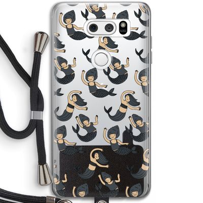 Zeemeermin: LG V30 Transparant Hoesje met koord