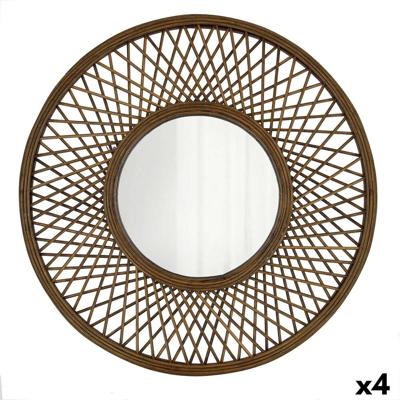Wandspiegel Vinthera Moa Rotan Natuurlijk 59 cm (4 Stuks)