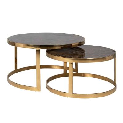 Salontafel Conrad set van 2 (Goud)