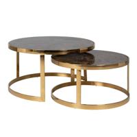 Salontafel Conrad set van 2 (Goud)