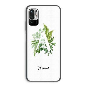 Green Brush: Xiaomi Redmi Note 10 5G Transparant Hoesje