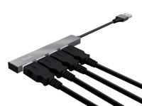 Trust Halyx Aluminium 4-Port Mini USB Hub usb-hub - thumbnail