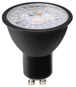 LED spot GU10 230V 7-75W 60gr zwart 4000K dimbaar - LED0652