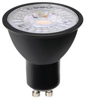 LED spot GU10 230V 7-75W 60gr zwart 4000K dimbaar - LED0652