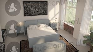 Opberg boxspring 200 x 200 cm- stofkleur 7077