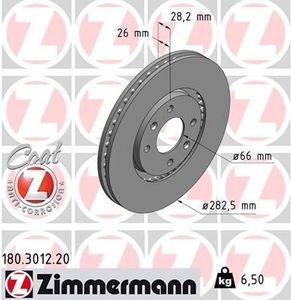 Remschijf Coat Z 180301220
