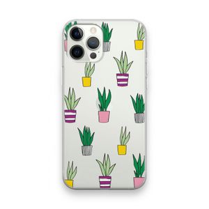 Sanseveria: iPhone 12 Pro Max Transparant Hoesje