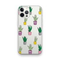 Sanseveria: iPhone 12 Pro Max Transparant Hoesje