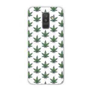 Weed: Samsung Galaxy A6 Plus (2018) Transparant Hoesje