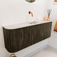 Toiletmeubel Mondiaz Joya Dlux | 113.2 cm | Meubelkleur Shadow | Faye wastafel Nata Wasbak Midden | Zonder kraangat(en) Toiletmeubel Mondiaz Joya Dlux | 113.2 cm | Meubelkleur Shadow | Faye wastafel Nata Wasbak Midden | Zonder kraangat(en)