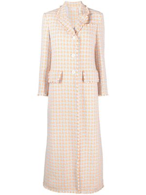Thom Browne Tweed jas - Oranje Thom Browne Tweed jas - Oranje