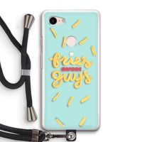 Always fries: Pixel 3 Transparant Hoesje met koord