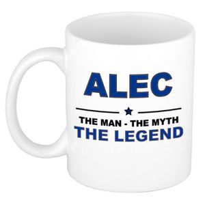 Alec The man, The myth the legend cadeau koffie mok / thee beker 300 ml   -