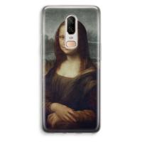 Mona Lisa: OnePlus 6 Transparant Hoesje