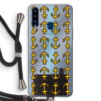 Musketon Anchor: Samsung Galaxy A20s Transparant Hoesje met koord