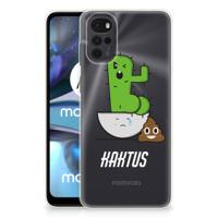Motorola Moto G22 Telefoonhoesje met Naam Cactus Poo Motorola Moto G22 Telefoonhoesje met Naam Cactus Poo