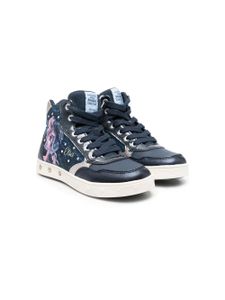 Geox Kids x Disney baskets montantes à imprimé Frozen - Bleu