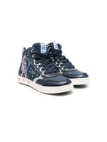 Geox Kids x Disney baskets montantes à imprimé Frozen - Bleu