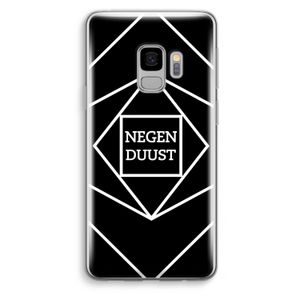 Negenduust geometrisch: Samsung Galaxy S9 Transparant Hoesje