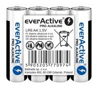 Alkaline batterijen everActive Pro Alkaline LR6 AA - 4 stuks
