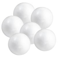 Piepschuim bol/bal - 6x - wit - D15 cm - styropor - hobby figuren - DIY - knutselen Piepschuim bol/bal - 6x - wit - D15 cm - styropor - hobby figuren - DIY - knutselen