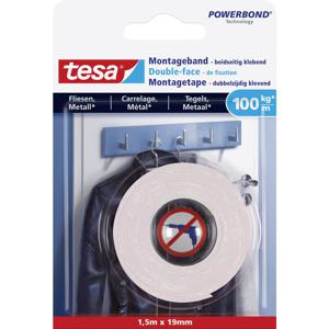 tesa ULTRA STRONG 77746-00000-00 Montagetape tesa Powerbond Wit (l x b) 1.5 m x 19 mm 1 stuk(s)