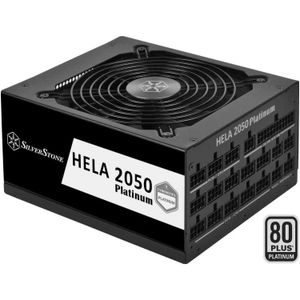 SilverStone HELA 2050 Platinum voeding 18x PCIe, Full Kabel-management