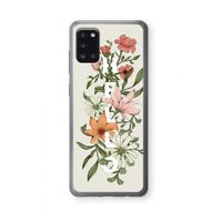 Hello bloemen: Samsung Galaxy A31 Transparant Hoesje Hello bloemen: Samsung Galaxy A31 Transparant Hoesje