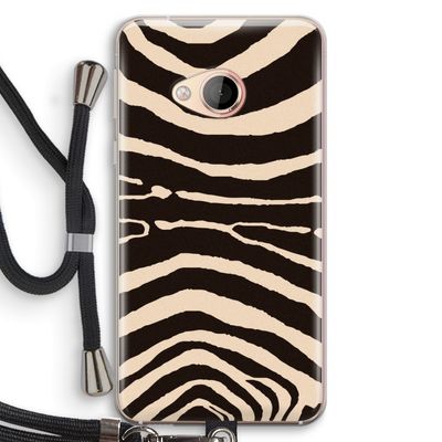 Arizona Zebra: HTC U Play Transparant Hoesje met koord