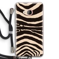 Arizona Zebra: HTC U Play Transparant Hoesje met koord
