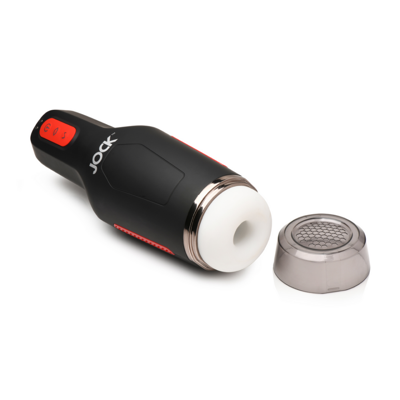 Curve Toys Zuig- en Vibrerende Masturbator - 15X - Zwart