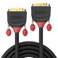 Lindy 36251 1m DVI-D DVI-D Zwart, Rood DVI kabel - thumbnail