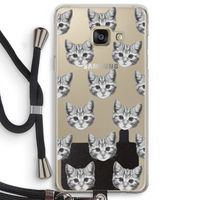 Kitten: Samsung Galaxy A3 (2016) Transparant Hoesje met koord