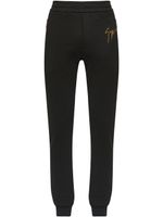 Giuseppe Zanotti pantalon de jogging à logo imprimé - Noir