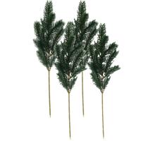 Kunst dennentak - 4x - groen - 51 cm? - kersttakken - kerststukje takken