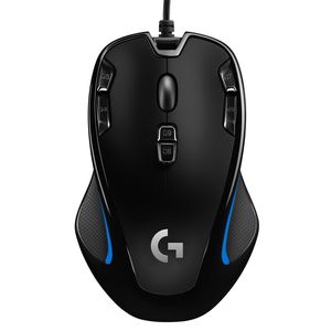 Logitech G300s Optische Bedrade Gaming Muis - Zwart / Blauw