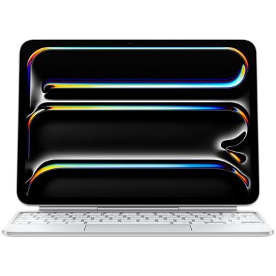 Apple Magic Keyboard voor iPad Pro 11-inch (2024) - Nederlands Tablethoesje Wit