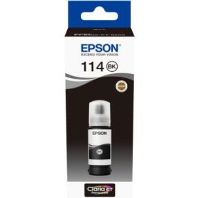 Epson EcoTank pigment zwart T 114 70 ml T 07A1